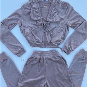 Velour Track Set